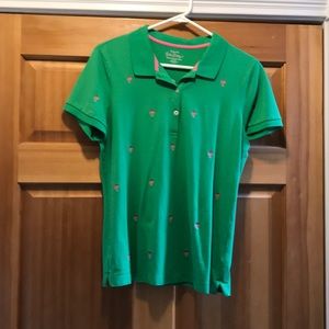 Lilly Pulitzer Polo Size Large Excellent Condition